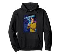 Star Trek The Original Series Kirk and Enterprise Poster Sweat à Capuche