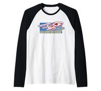 Star Trek: The Original Series NCC-1701 Warp Speed Retro Manche Raglan