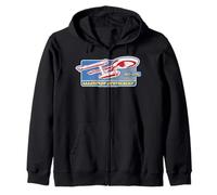 Star Trek: The Original Series NCC-1701 Warp Speed Retro Sweat à Capuche