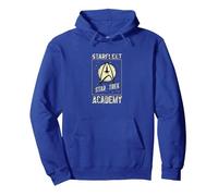 Star Trek: The Original Series Starfleet Academy Sketchy Sweat à Capuche, Unisexe pour Adultes, Bleu Royal, XXL