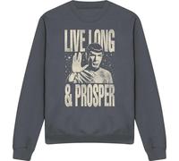 Star Trek : The Original Series - Sweat-shirt homme/femme unie "Prosper" TV11416 (XL) (Charbon de bois)
