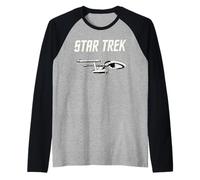 Star Trek: The Original Series U.S.S. Enterprise NCC-1701 Manche Raglan