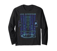 Star Trek: The Original Series U.S.S. Enterprise Neon Art Manche Longue