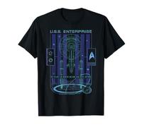 Star Trek: The Original Series U.S.S. Enterprise Neon Art T-Shirt