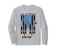 Star Trek: The Original Series U.S.S. Enterprise Top Veiw Manche Longue
