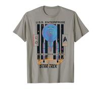 Star Trek: The Original Series U.S.S. Enterprise Top Veiw T-Shirt