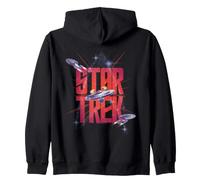 Star Trek Three Ships in Space Sweat à Capuche