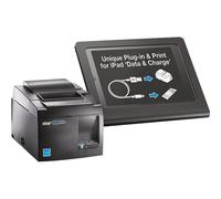 Star TSP 143IIIU futurePRNT - Imprimante de reçus - deux couleurs (monochrome) - thermique direct - Rouleau (8 cm) - 203 dpi - jusqu'à 250 mm/sec - USB 2.0 - outil de coupe - gris charbon G