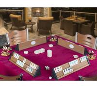 STAR V.I.P - Jeu d'Okey en bois lourd - Ensemble de Rummy VIP - 108 pièces - Pour tous âges - 6 joueurs - Joker wild card - 2014