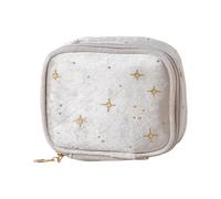 Star Velvets Trousse de Maquillage de Voyage avec Fermeture éclair pour cosmétiques de capacité pour
