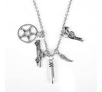 Star.W The Walking Dead Pendentif Collier Hommes Femmes Zombie Hache Arbalète Arc Flèche Negan Lucille Baseball Bat Ball Charme Chaîne Colliers
