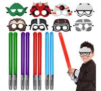 Star War Décoration sabre laser, cadeau d'anniversaire d'enfant, petit cadeau de fête, décoration d'anniversaire, calendrier de l'Avent contenu pour filles et garçons, mini cadeaux, décoration de