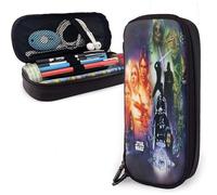 Star War Grande Trousse De Rangement À Double Fermeture Éclair Pour Maquillage, Stylos, Articles De Papeterie