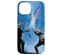 Star War The Empire Strikes Back Sabre Laser Battle Bleu Coque pour iPhone 14