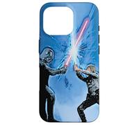 Star War The Empire Strikes Back Sabre Laser Battle Bleu Coque pour iPhone 16 Pro