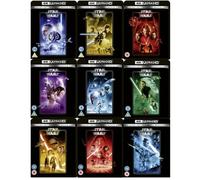 Star Wars 1-9 Complete Movie Collection Saga [4K UHD + Blu-Ray, Region Free]