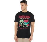 Star Wars 1 Dad Retro Dadalorian Where I Go T-Shirt Unisexe, Noir, X-L