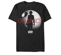 Star Wars Graphique Playerajyn Lot de 2 T-Shirt Rogue Defiancerogue Camiseta Estampada Starrogue One Jyn Death Star Defiance Graphic, Noir, 3XL Homme