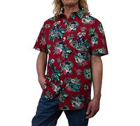 Star Wars Il s'agit du Bouquet Chemise à Bouton Bas, Rouge, L Homme