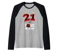 Star Wars 21st Birthday Party "21 & Tons of Fun" Darth Vader Manche Raglan
