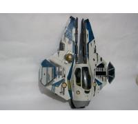 Star Wars 30th Anniversary Saga 2007 Vehicle Obi-Wan Episode III Blue Jedi Starfighter