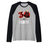 Star Wars 30th Birthday Party "30 and Flirty" Darth Vader Manche Raglan