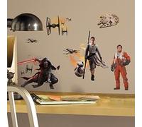 Star wars 539138 autocollants réveil de la force multiéléments repositionnables multicolore 22,3 x 0,2 x 62 cm Multicolore G