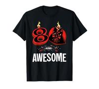 Star Wars 80th Birthday Party "80 and Awesome" Darth Vader T-Shirt