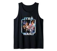 Star Wars A New Hope 1977 Tie Dyed Rebel Frame Débardeur