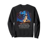 Star Wars A New Hope Retro Poster Badge Sweatshirt