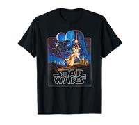 Star Wars A New Hope Retro Poster Badge T-Shirt