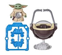Star Wars ActionVerse, Figurine Grogu de 3 cm (à l'échelle 11 cm) et Accessoires, Support pour Accessoires réutilisable, Jouets pour Filles et garçons, dès 4 Ans