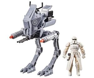 Star Wars ActionVerse, Figurine Pilote d'AT-RT Imperial Remnant et AT-RT, The Mandalorian & Grogu, pour Filles et garçons, dès 4 Ans