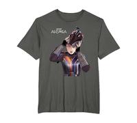 Star Wars Ahsoka Sabine Wren with Mandalorian Helmet Disney+ T-Shirt, Homme Grandes Tailles, Asphalte, 4X Tall