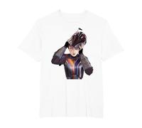 Star Wars Ahsoka Sabine Wren with Mandalorian Helmet Disney+ T-Shirt, Homme Grandes Tailles, Blanc, 6X Tall
