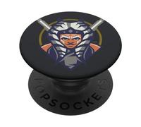 Star Wars Ahsoka Tano Steel Gray PopSockets Swappable PopGrip