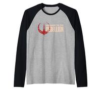 Star Wars Andor "Welcome to the Rebellion" Quote Rebel Logo Manche Raglan