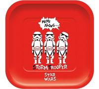 Star Wars - Assiettes de fête en papier pack de 4 SG25352 (taille unique) (Rouge/Blanc)