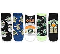 Star Wars Baby Yoda Juniors/Womens 5 Pack Ankle Socks
