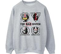 Star Wars : Bad Batch - "Clone Force 99" Sweat-shirt pour femme BI47804 (S) (Gris)
