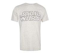 Star Wars Basic Logo T-Shirt, Beige (Écru Nep Ecr), XX-Large Homme
