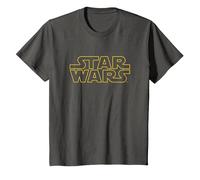 Star Wars Basic Logo Yellow T-Shirt, Enfant, Asphalte, 12 Ans