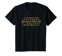 Star Wars Basic Logo Yellow T-Shirt, Enfant, Noir, 12 Ans