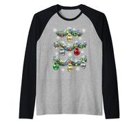 Star Wars BB-8 Holiday Garlands Raglan Baseball Tee