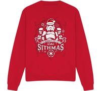 Star Wars - "Beginning To Look A Lot Like Sithmus" Sweat-shirt unie pour homme/femme - design de Noël TV4185 (XXL) (Rouge)
