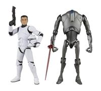 Star Wars Black Series Attack of The Clone Soldier Phase I and Combat Superdroid Figurine d'action