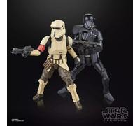 Hasbro Pack de 2 figurines Star Wars Rogue One Black Series Shoretrooper et Death Trooper 15 cm