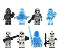 Star Wars Blocs De Construction Stormtrooper Black Knight Corps Jouets Assemblés 8pcs