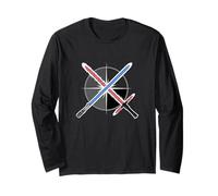 Star Wars Blue vs Red Lightsaber Fight Manche Longue