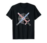 Star Wars Blue vs Red Lightsaber Fight T-Shirt